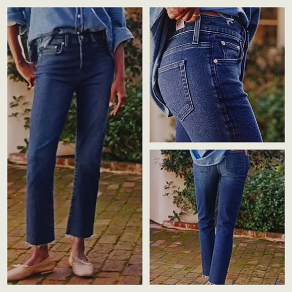 Frank & Eileen Cork Straight Leg EUC $298 Size 26J1526